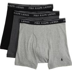 Polo Ralph Lauren Men's Underwear Polo Ralph Lauren Classic Fit Boxer Briefs Pack of Gray/Black