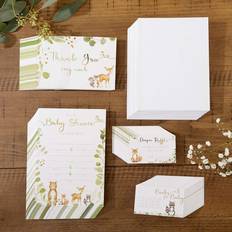 Cards & Invitations Kate Aspen Woodland Baby Shower Invitation & Thank You Card Bundle Set of 25