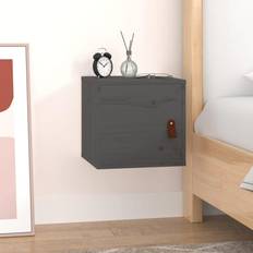 Grå Veggskap vidaXL grey, 1 1/2x Pine Wall Cabinet