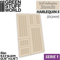 Self-adhesive Stencils Harlequin S 6x3mm