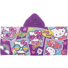 Baby Towels Hello Kitty ENT 606 Let's Go Hooded Youth Beach Towel 21x51 Purple