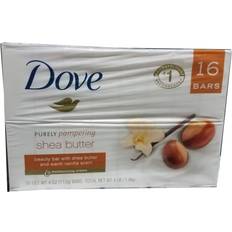 Dove Purely Pampering 16-4 OZ Shea Butter Bar Soaps, Warm Vanilla