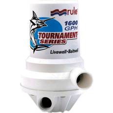 Rule tournament series 1600 gph livewell pump dual port