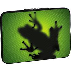 PEDEA tablet netbook tasche 10,1 zoll 25,6cm schutz hülle green frog