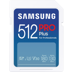 512 GB Minnekort på salg Samsung PRO Plus SD-Speicherkarte 2023 512 GB Weiß