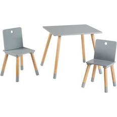 Grau Möbel-Sets Roba Kindersitzgruppe Set 2 Stühle + 1 Tisch