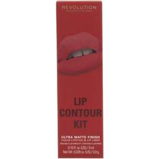 Leppeprodukter Makeup Revolution Lip Contour Kit Sassy Red