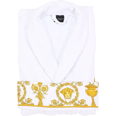 Sleepwear Versace Home Baroque cotton bathrobe white