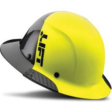 Safety Helmets LIFT Safety DAX Carbon Fiber Full Brim 50-50 Yellow/Black