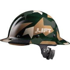 Adjustable Safety Helmets LIFT Safety Dax Jungle Carbon Fiber Full Brim Hard Hat