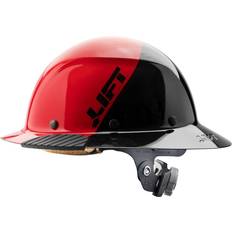 Safety Helmets LIFT Safety DAX Carbon Fiber Full Brim 50-50, Orange/Black