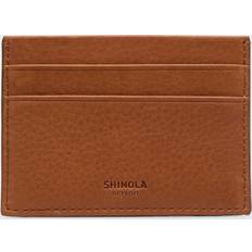 Shinola Five Pocket Card Case In Tan Leather - Tan