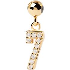 Pdpaola Gold Plated Number Charm