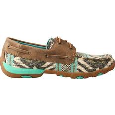 Women Boat Shoes Twisted X Driving Moc - Multi/Bomber