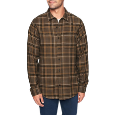 Hurley Men's Portland Flannel Shirt - Ale Brown