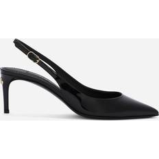 Dolce & Gabbana Heels & Pumps Dolce & Gabbana Patent leather Cardinale slingbacks black