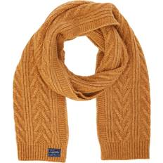 Women - Yellow Scarfs Superdry Cable Luxury Scarf Tan