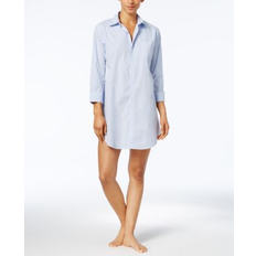 Lauren Ralph Lauren Heritage Essentials Woven Sleep Shirt French Blue Stripe