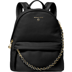 Michael Kors Vesker på salg Michael Kors Slater Medium Pebbled Leather Backpack - Black