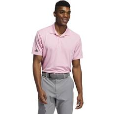 adidas Golf Men's Performance Primegreen Polo Shirt, Light Pink