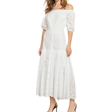Veronica Beard Mikhail Floral Mini Wrap Dress Off-White Multi