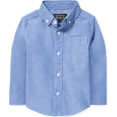 The Children's Place Toddler Boy's Uniform Oxford Button Down Shirt - Ltbluoxfrd
