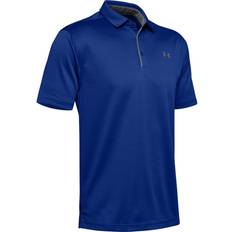 Golf Clothing Under Armour Men's Tech Golf Polo Shirt - Royal/Graphite