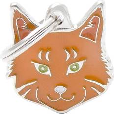 MyFamily Katzen Haustiere MyFamily Red Maine Coon Cat Tag