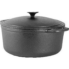 Commercial Chef Cast Iron with lid 1.65 gal 10.1 "