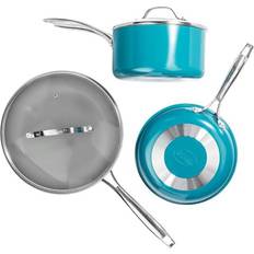 Gotham Steel - Cookware Set with lid 5 Parts