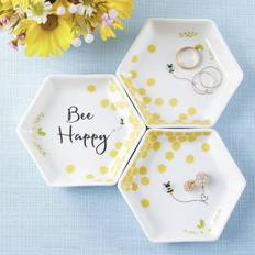 Plates & Bowls Kate Aspen Bee Happy Trinket Dish Set of 3
