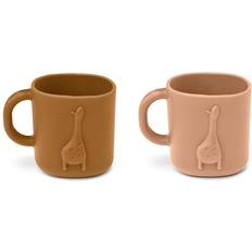 Liewood Chaves Silicone Cup 2-pack Tuscany Rose/Golden Caramel