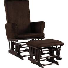Sitting Furniture Costway Baby Nursery Relax Rocker Rocking Chair Glider &