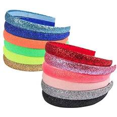 Headbands Head colors sparkle plastic for girlsglitter thin bands no