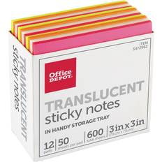 Office Depot Sticky Notes Office Depot Brand Translucent Sticky Notes, With