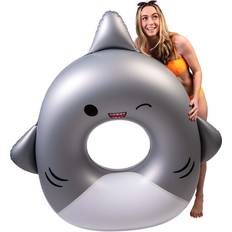 Inflatable Mattress Squishmallow Gordon Shark Pool Float Black/Gray One-Size