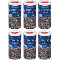 Spectra Glitter, Multi-Color, 4 oz./Jar, 6 Jars PAC91690-6 Multicolor