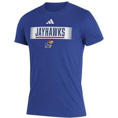 Adidas T-shirts adidas Kansas Jayhawks Headline T-Shirt Royal Royal