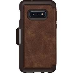 OtterBox Wallet Cases OtterBox Strada Folio Case for Samsung Galaxy S10e Smartphone, Espresso Brown