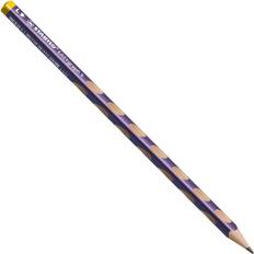 Lila Bleistifte Stabilo DreikantBleistiftEasygraphSMetallicEditionHBLinkshaenderviolett