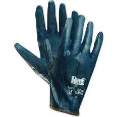 Ansell Hynit Nitrile Gloves, Blue, 1/2, Dozen