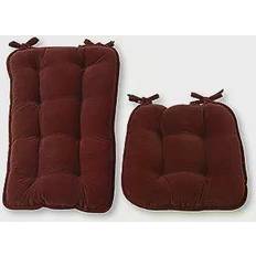 Greendale Home Fashions Omaha Chair Cushions Red (45.7x)