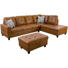 Sofa Set Sofas GEBADOL Sectional Couch Ginger 103.5" 6 Seater