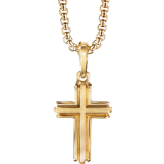 David Yurman Deco Cross Pendant - Gold