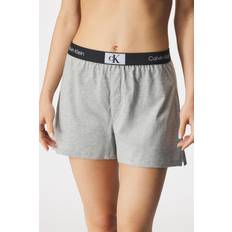 Grau Nachtwäsche Calvin Klein Damen-Pyjama-Shorts Aliza grau grau