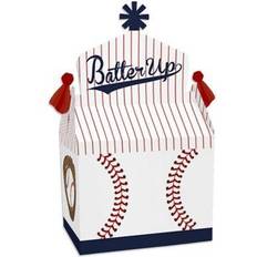 Big Dot of Happiness Batter up baseball treat box party favors party goodie gable boxes 12 ct