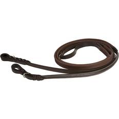 Body Protection Da Vinci Flat Rubber Covered Reins with Buckle Ends