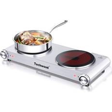 Double electric hot plate Techwood Electric Hot Plate Stove