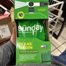 Sunday Pots, Plants & Cultivation Sunday Texas Green Lawn Fertilizer for Lush Growth 22-0-2