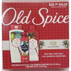 Old Spice Gift Boxes & Sets Old Spice Value Fiji with Coconut Holiday Gift Pack Body Wash Body Shampoo